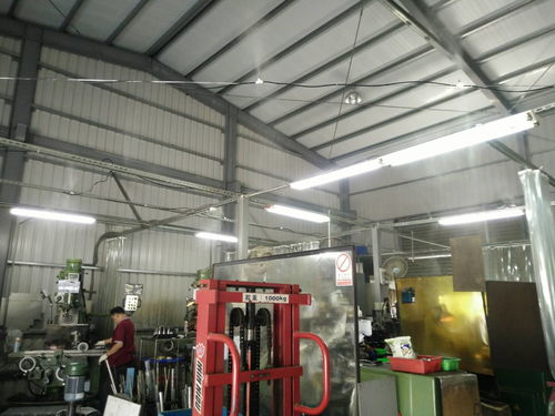 欧乐微雾降温系统 高效节能的人造雾降温新选择