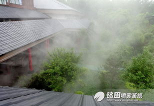 清远度假村喷雾人造雾设备 景区喷雾系统的优质供应商与高清大图解析