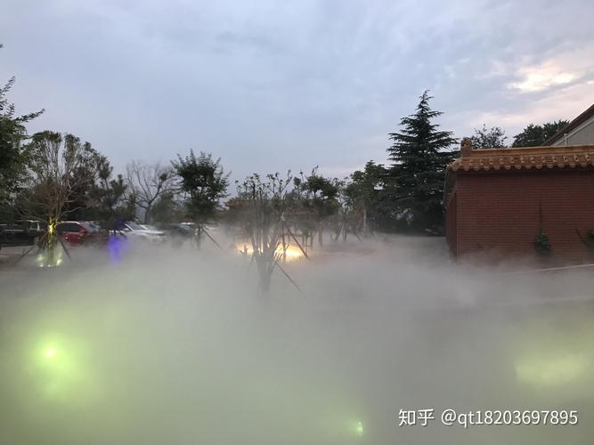 景区人造雾系统/假山湖泊造雾设备/雾森系统人间仙境